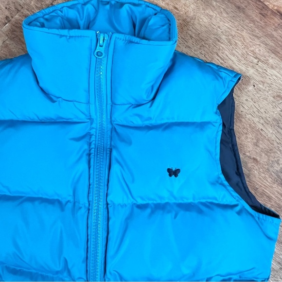 Vintage Y2K Aeropostale Down Puffer Vest Zip Up Womens Small 00s 70s Throwback - Picture 2 of 10